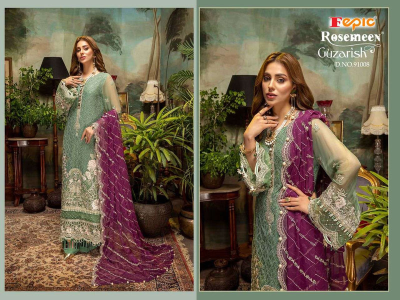 Fepic Suit Guzarish Fancy Designer Geogette Work Pakistani Suit