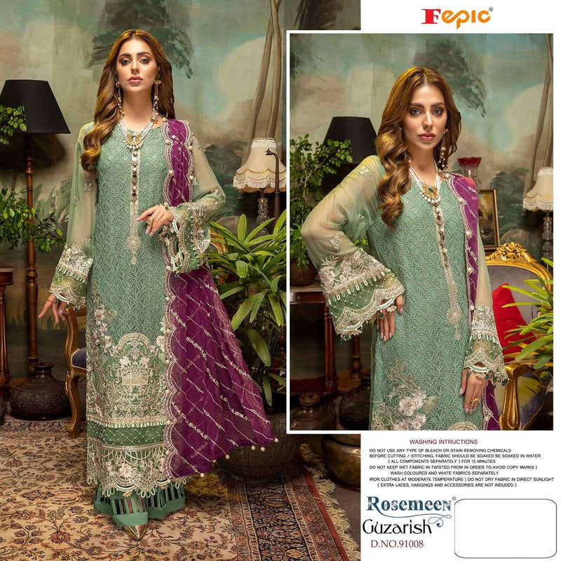 Fepic Suit Guzarish Fancy Designer Geogette Work Pakistani Suit