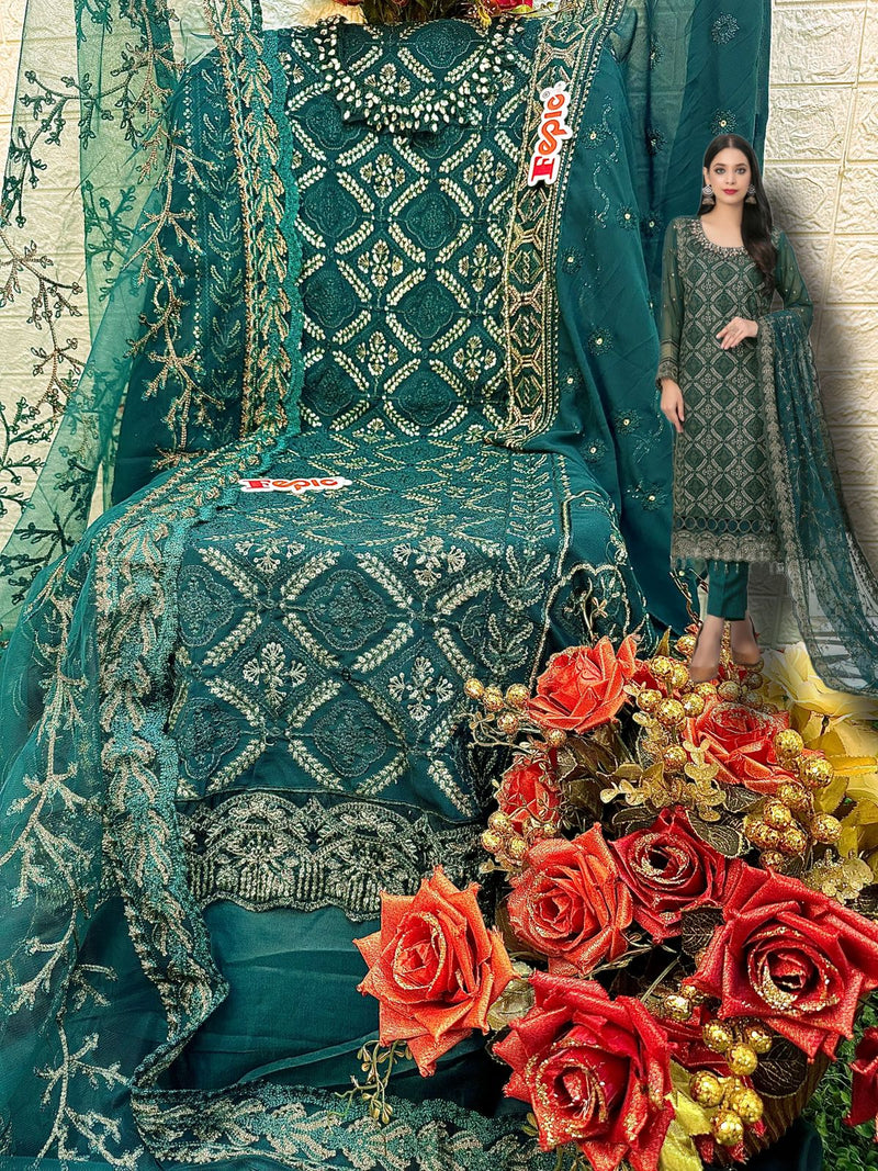 Fepic Suit Rosemeen C 1286 Georgette Embroidered Pakistani Salwar Kameez