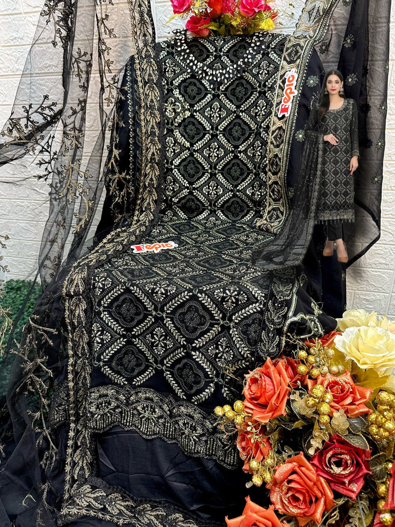 Fepic Suit Rosemeen C 1286 Georgette Embroidered Pakistani Salwar Kameez