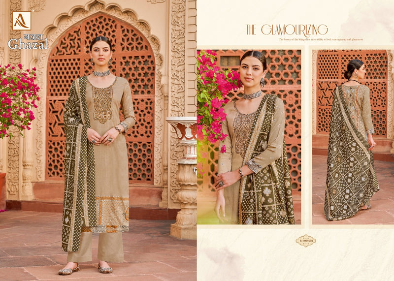 Alok Suits Ghazal Jam Cotton Party Wear Salwar Suits With Digital Print