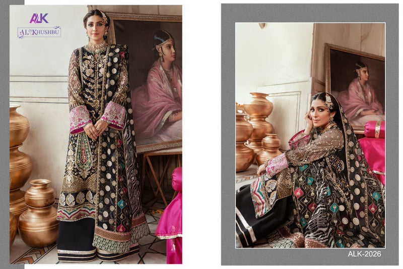 Al Khushbu Gisele Vol 1 Georgette Elegant Designer Wedding Wear Salwar Suits