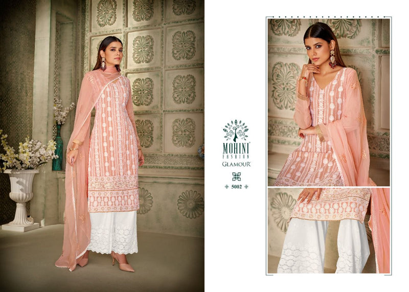 Mohini Fashion Glamour Viscose Georgette With Lucknowi Work Party Wear Salwar Suits