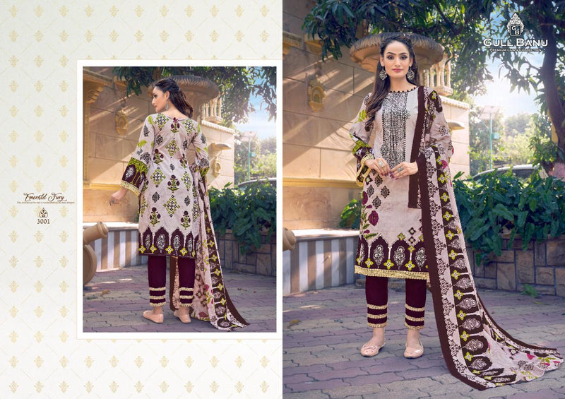 Gull Aahmed Gull Banu Vol 3 Lawn Cotton Printed Festive Wear Salwar Kameez