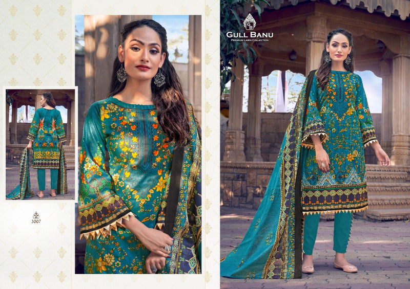 Gull Aahmed Gull Banu Vol 3 Lawn Cotton Printed Festive Wear Salwar Kameez