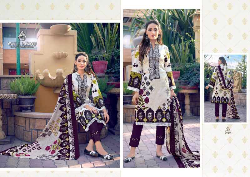 Gull Aahmed Gull Banu Vol 3 Lawn Cotton Printed Festive Wear Salwar Kameez