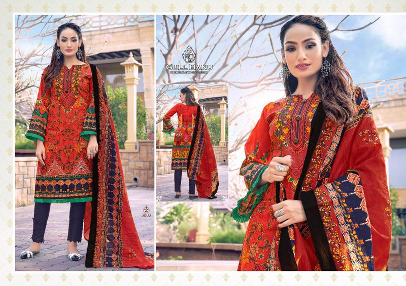 Gull Aahmed Gull Banu Vol 3 Lawn Cotton Printed Festive Wear Salwar Kameez