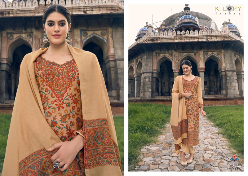 Kilory Trends Gulmohar Vol 8 Pashmina With Handloom Fancy Work Stylish Designer Attractive Look Salwar Kameez