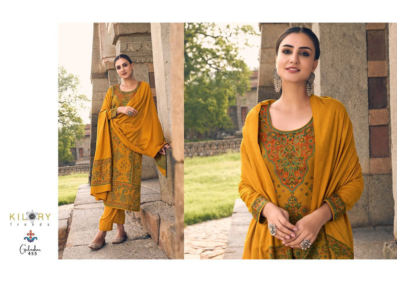 Kilory Trends Gulmohar Vol 8 Pashmina With Handloom Fancy Work Stylish Designer Attractive Look Salwar Kameez