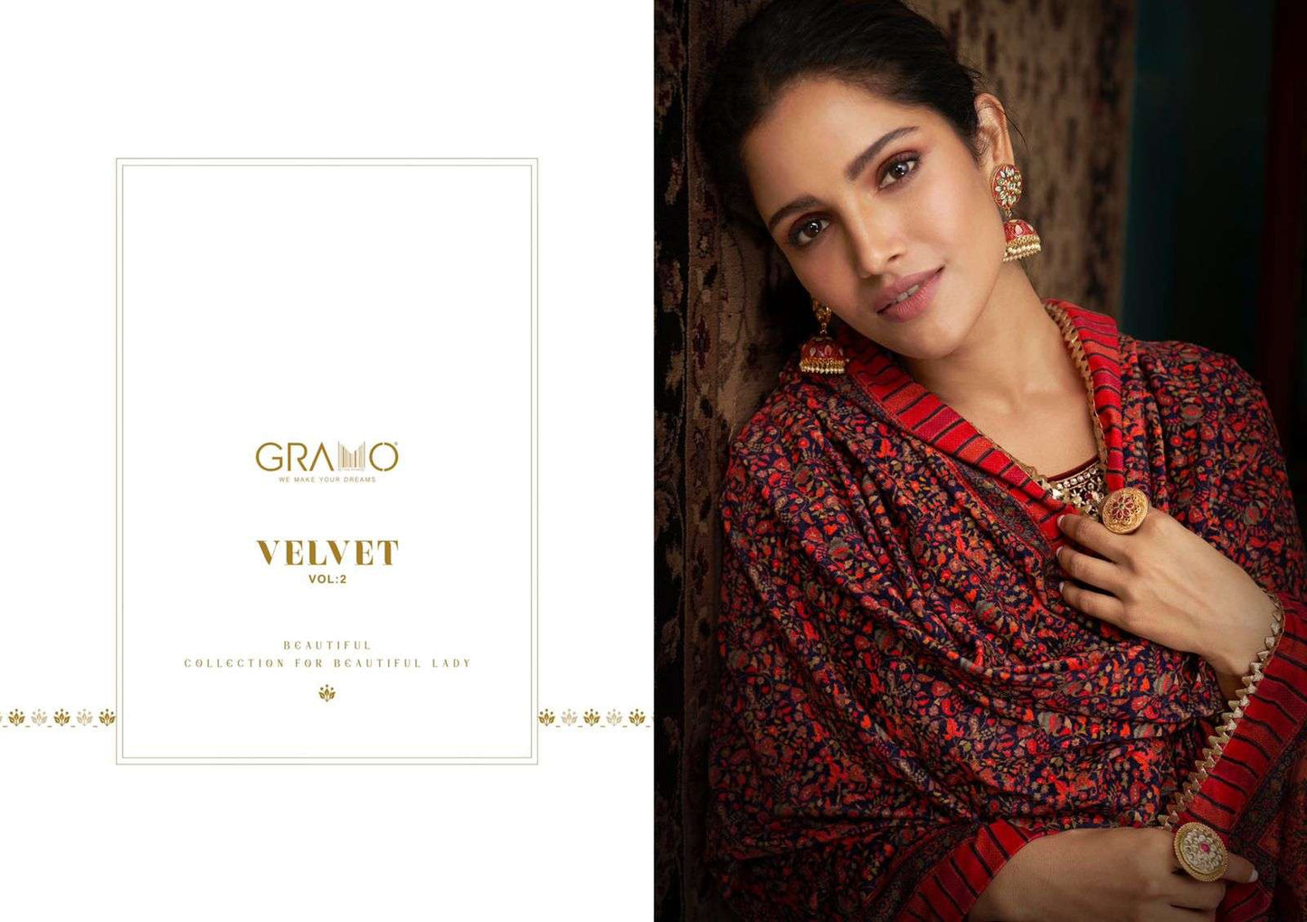 Gramo Velvet Vol 2 Pure Velvet With Digital Print Fancy Kurti