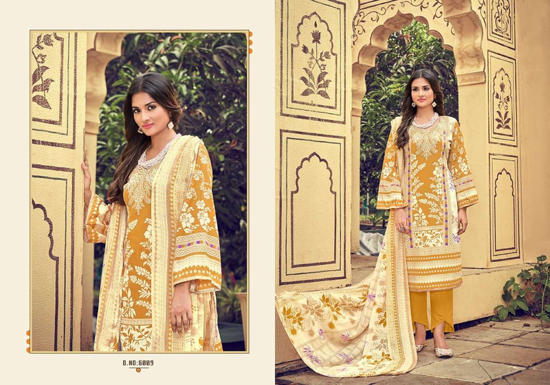 Adeeva Trendz Inayat Vol 6 Cotton Digital Printed Pakistani Style Festive  Wear Salwar Suits