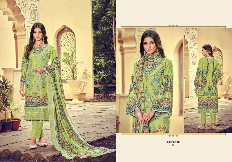 Adeeva Trendz Inayat Vol 6 Cotton Digital Printed Pakistani Style Festive  Wear Salwar Suits