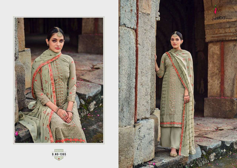 Eba Lifestyle Jassi Vol 2 Fox Georgette Designer Party Wear Salwar Suits