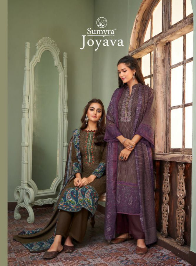 Radhika Joyava Pashmina Print With Heavy Embroidery Work Stylish Designer Beautiful Look Salwar Kameez