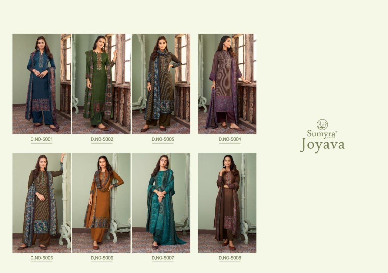 Radhika Joyava Pashmina Print With Heavy Embroidery Work Stylish Designer Beautiful Look Salwar Kameez