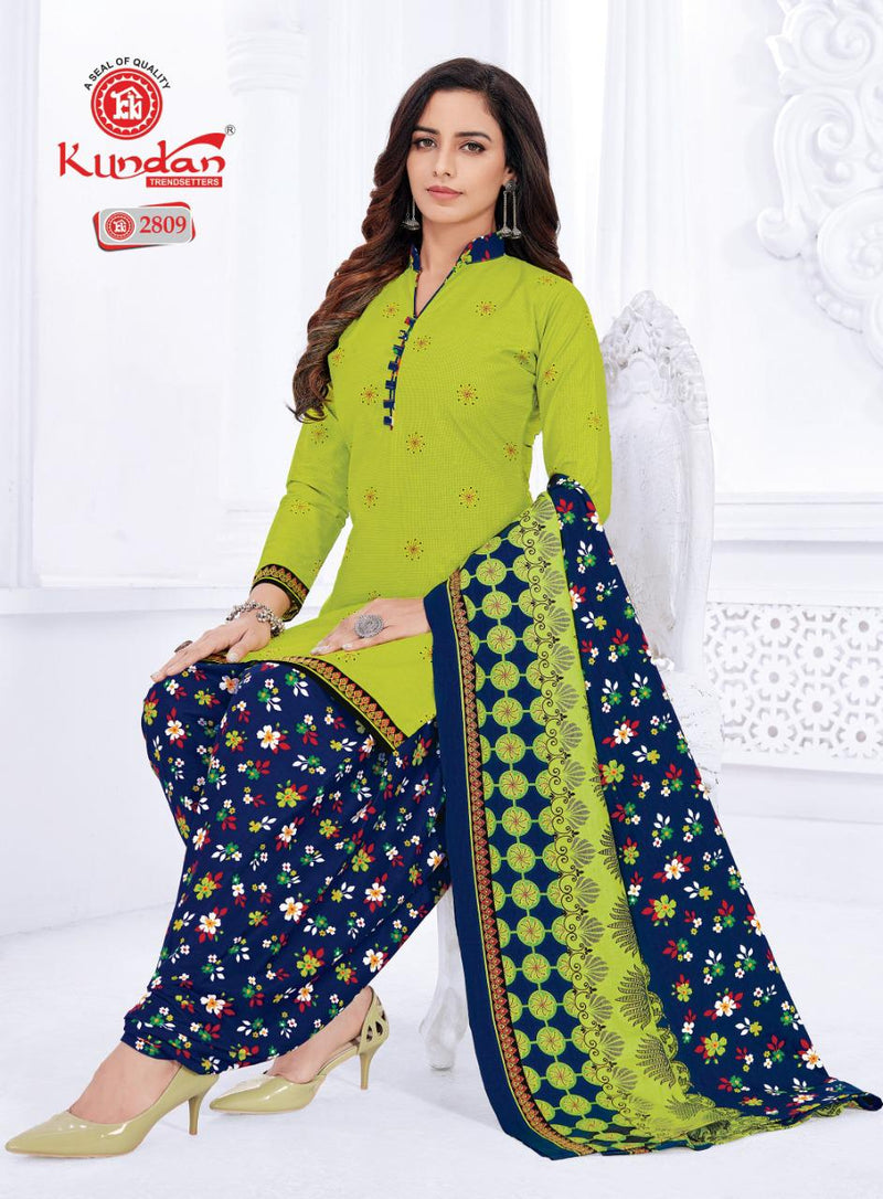 Kundan Tex K4u Vol 28 Cotton Patiyala Style Festive Wear Salwar Suits