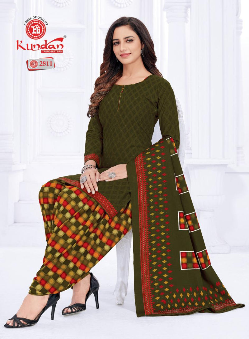 Kundan Tex K4u Vol 28 Cotton Patiyala Style Festive Wear Salwar Suits