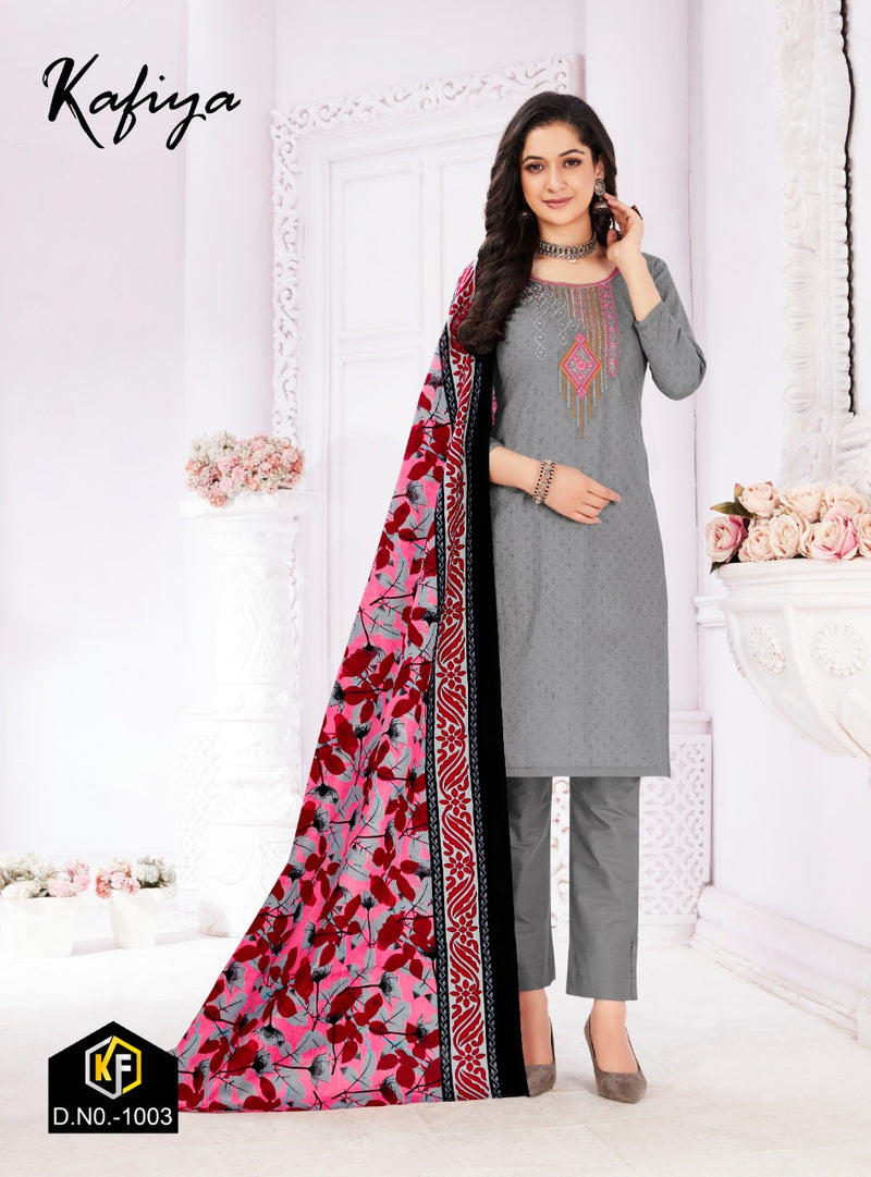 Keval Fab Kafiya Vol 1 Lawn Cotton Embroidered Party Wear Salwar Suits