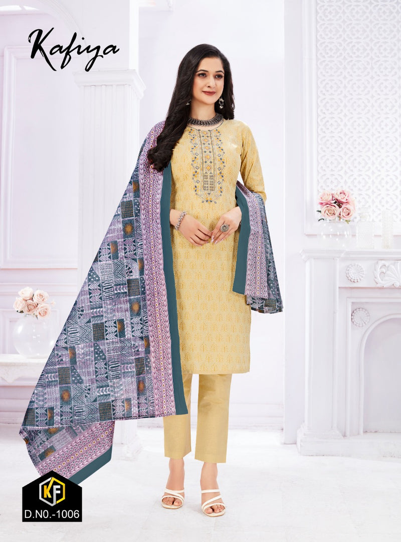 Keval Fab Kafiya Vol 1 Lawn Cotton Embroidered Party Wear Salwar Suits