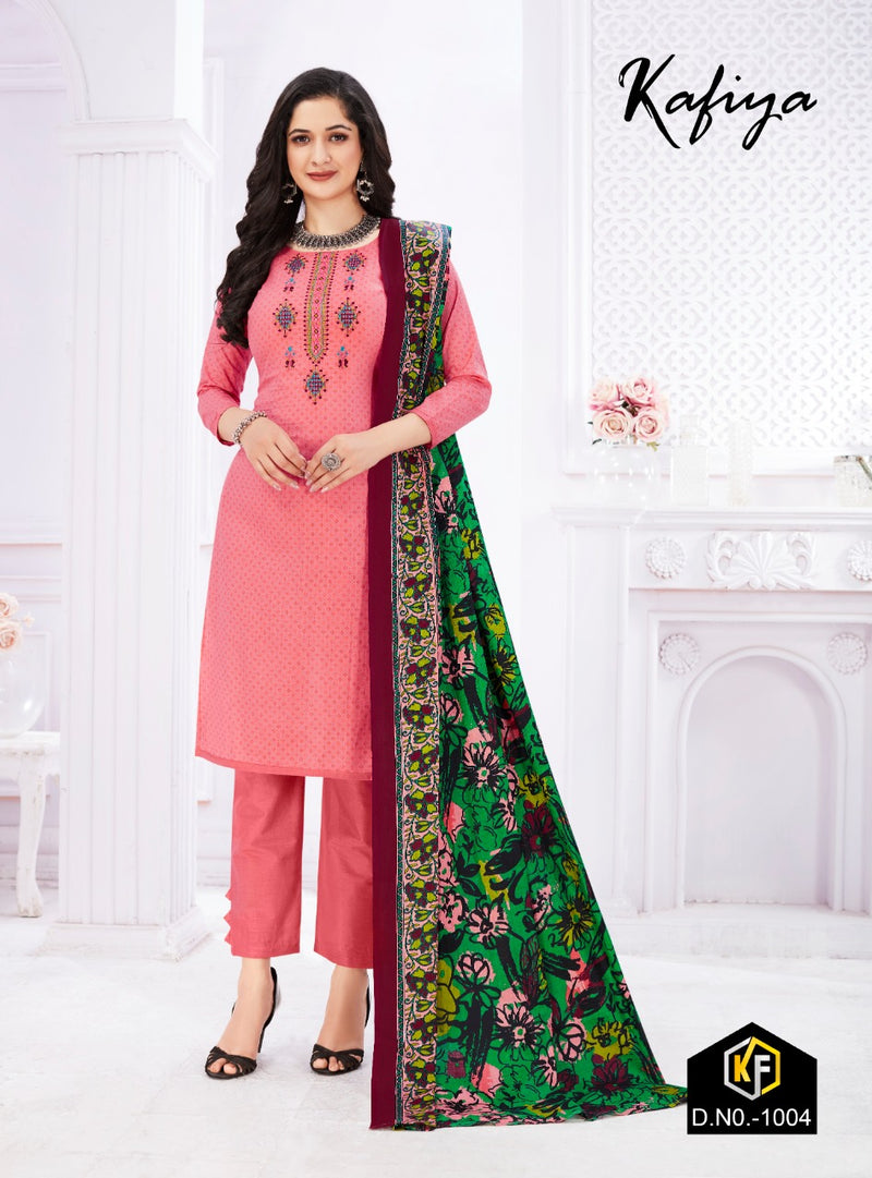 Keval Fab Kafiya Vol 1 Lawn Cotton Embroidered Party Wear Salwar Suits