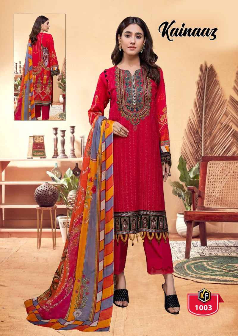 Keval Fab Kainaaz Heavy Cotton Printed Stylish Designer Salwar Kameez