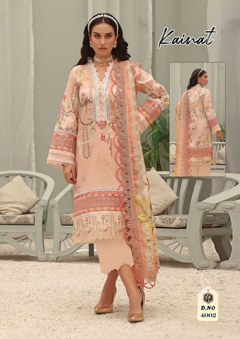 Keval Fabs Kainat Luxury Lawn Cotton Collection Vol 4 Stylish Designer Salwar Kameez