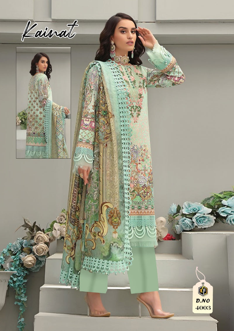 Keval Fabs Kainat Luxury Lawn Cotton Collection Vol 4 Stylish Designer Salwar Kameez