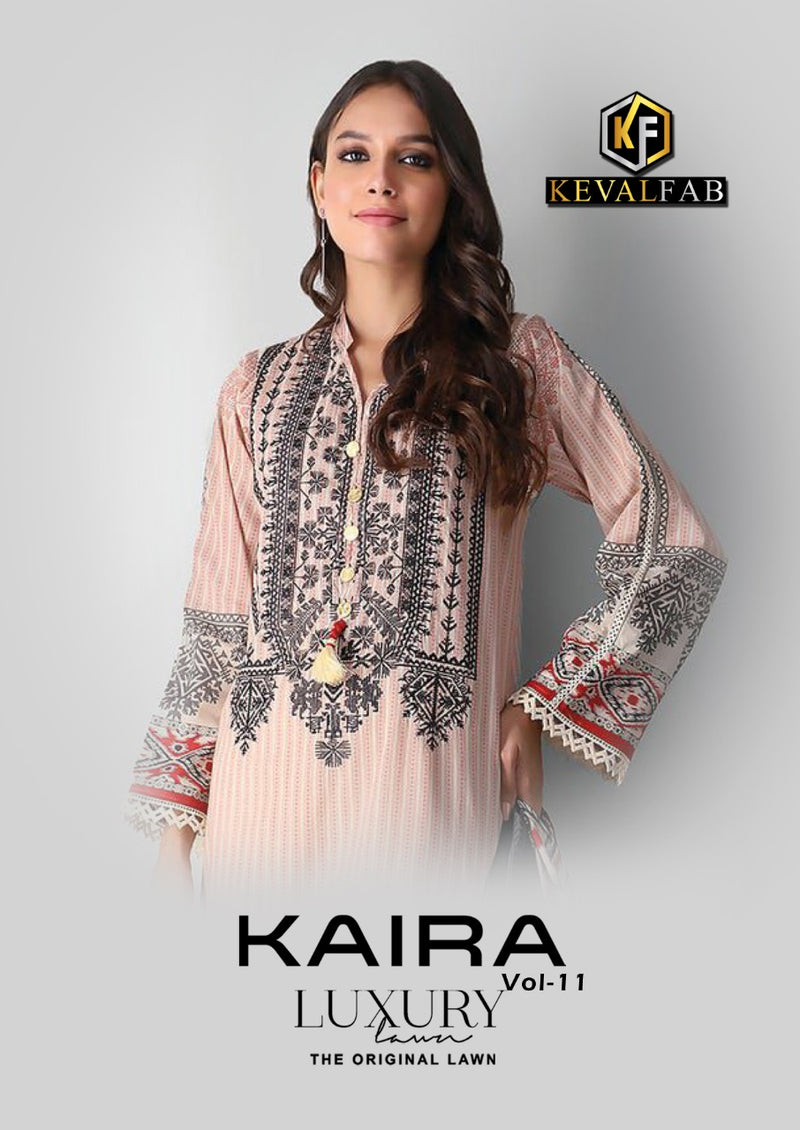 Keval Fabs Kaira Vol 11 Stylish Designer With Heavy Embroidery Work Stylish Designer Salwar Kameez