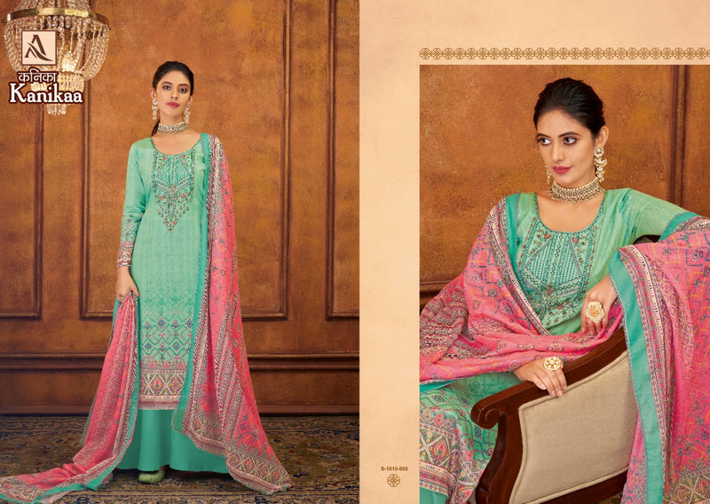 Alok Suit Kanikaa Jam Cotton With Printed Work stylish Designer Festive Wear Salwar Kameez