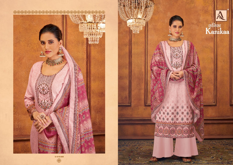 Alok Suit Kanikaa Jam Cotton With Printed Work stylish Designer Festive Wear Salwar Kameez