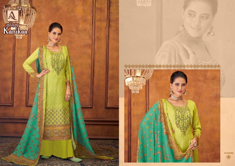 Alok Suit Kanikaa Jam Cotton With Printed Work stylish Designer Festive Wear Salwar Kameez