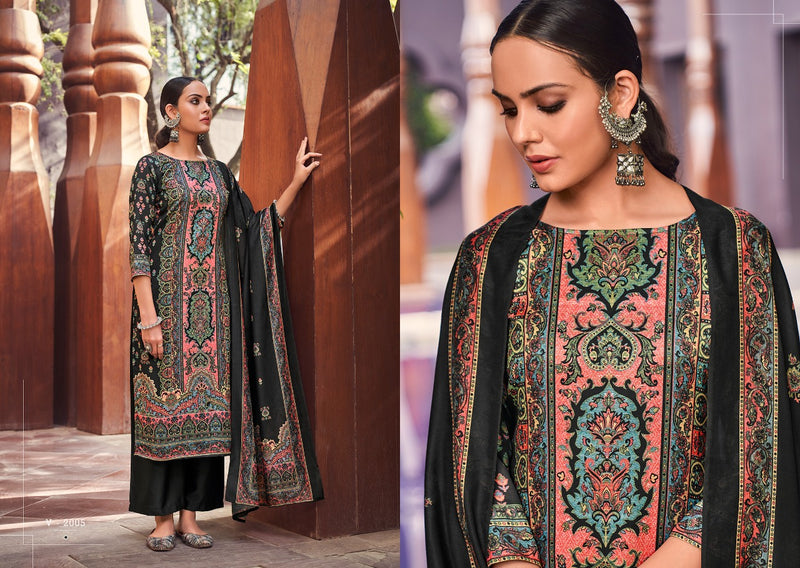 Viona Suits Kanni Cotton Jam Satin Party Wear Salwar Suits With Digital Prints