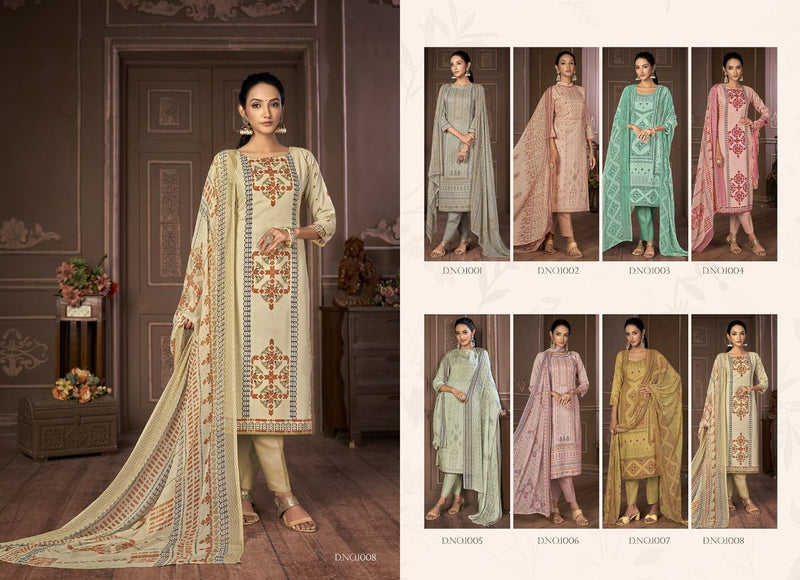 Shiv Gori Silk Mills Karina Cambric Cotton Digital Printed Party Wear Salwar Suits