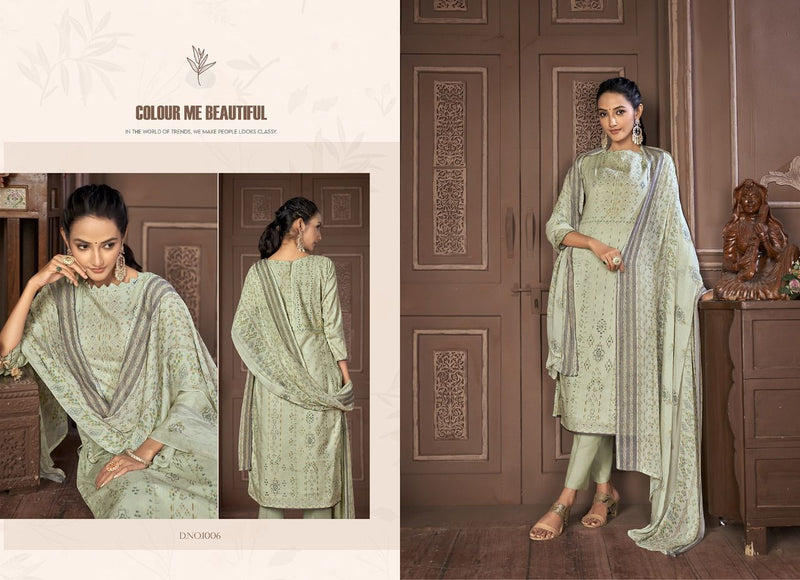 Shiv Gori Silk Mills Karina Cambric Cotton Digital Printed Party Wear Salwar Suits