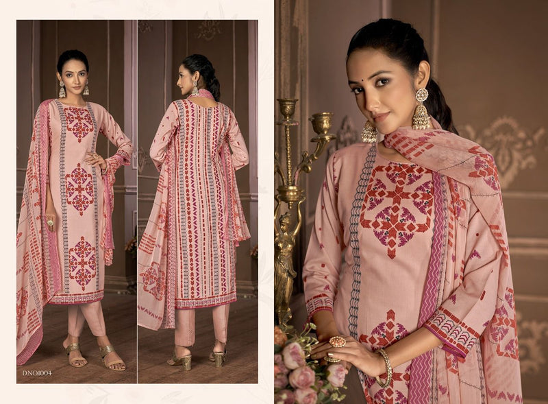 Shiv Gori Silk Mills Karina Cambric Cotton Digital Printed Party Wear Salwar Suits