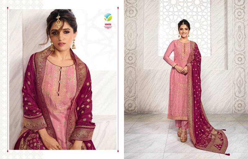 Vinay Fashion Llp Kaseesh Zardosi 2 Dola Jacquard Heavy Designer Occasional Wear Salwar Kameez