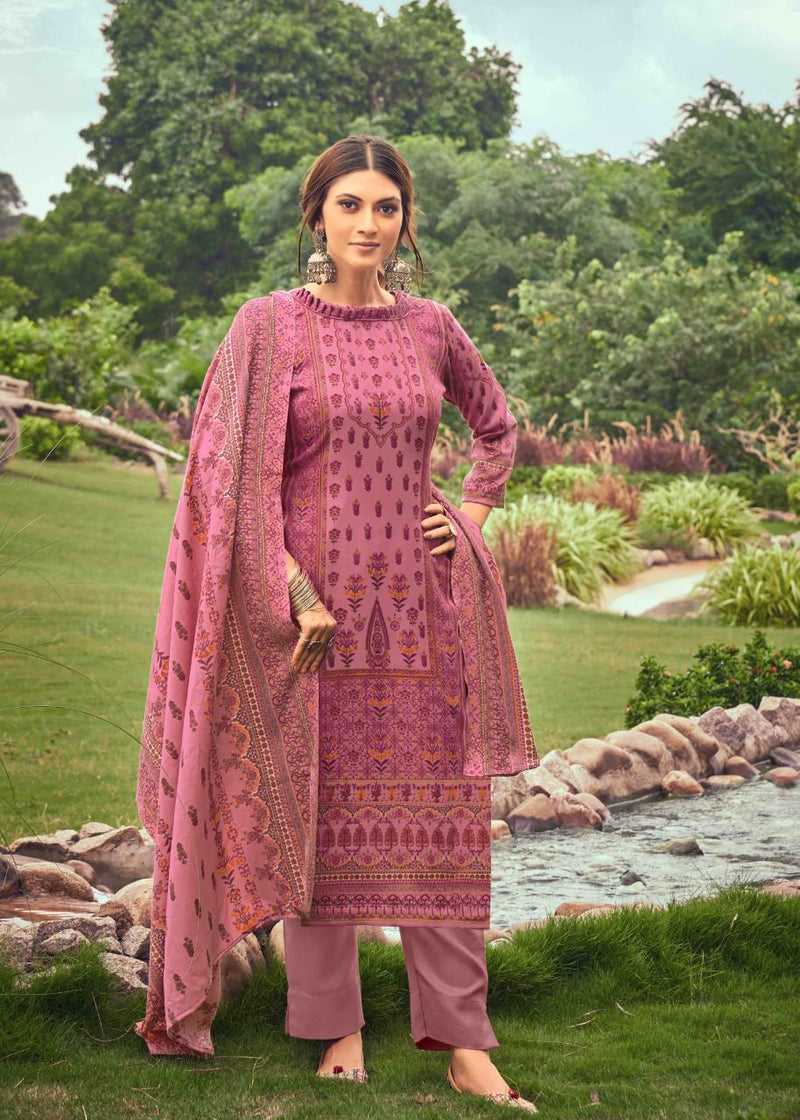 Radha Fab Kashmir Ki Kali Vol 5 Pashmina With Fancy Work Stylish Designer Casual Wear Salwar Kameez