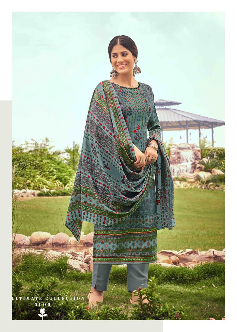 Radha Fab Kashmir Ki Kali Vol 5 Pashmina With Fancy Work Stylish Designer Casual Wear Salwar Kameez