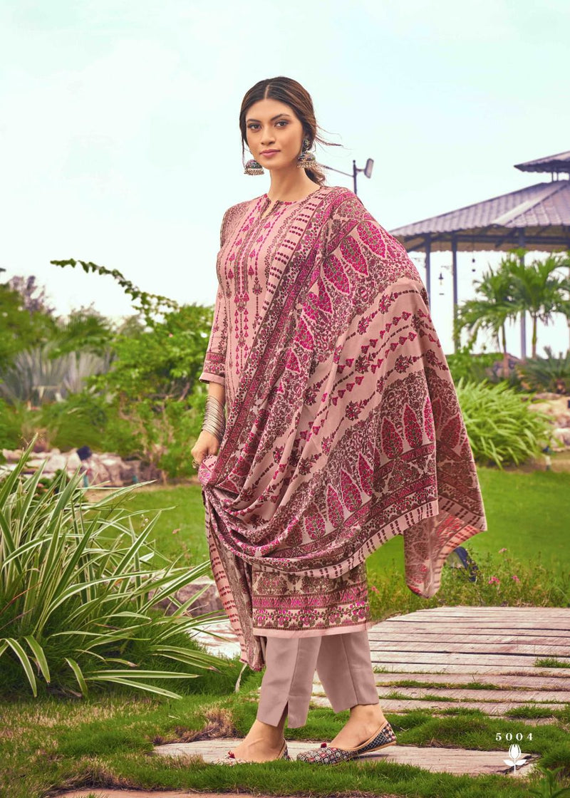 Radha Fab Kashmir Ki Kali Vol 5 Pashmina With Fancy Work Stylish Designer Casual Wear Salwar Kameez