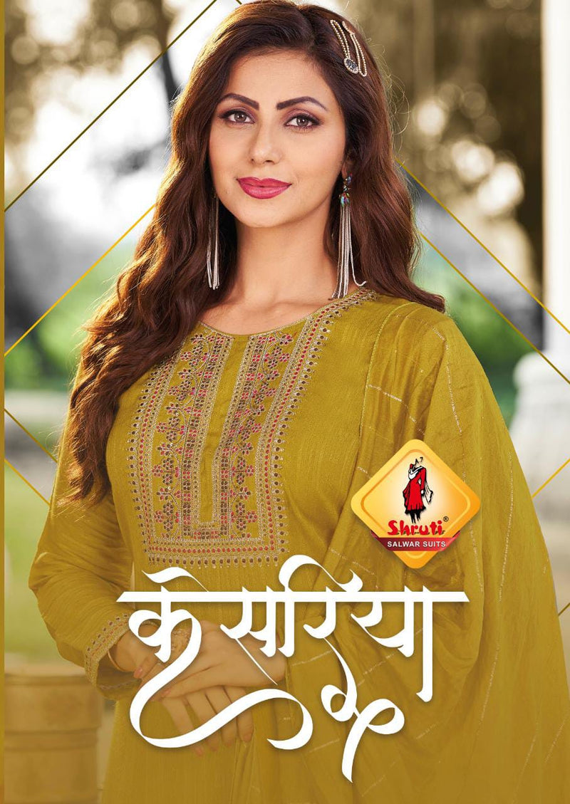 Shruti Kesariya Viscose With Beautiful Work Stylish Designer Festive Wear Fancy Kurti