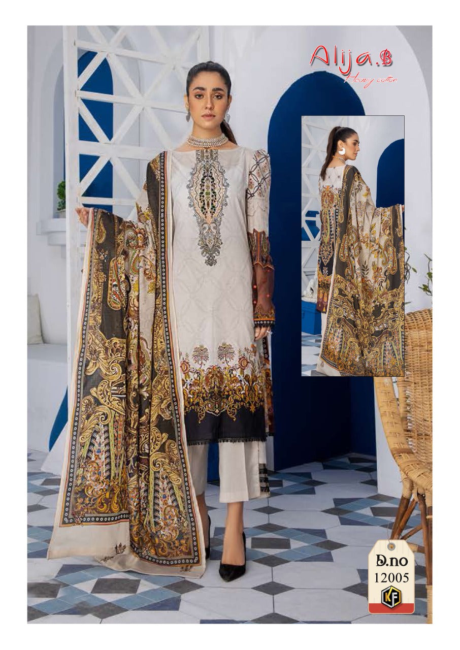 Keval Fab Alija B Vot 12 Cotton Print Daliy Wear Salwar Suit