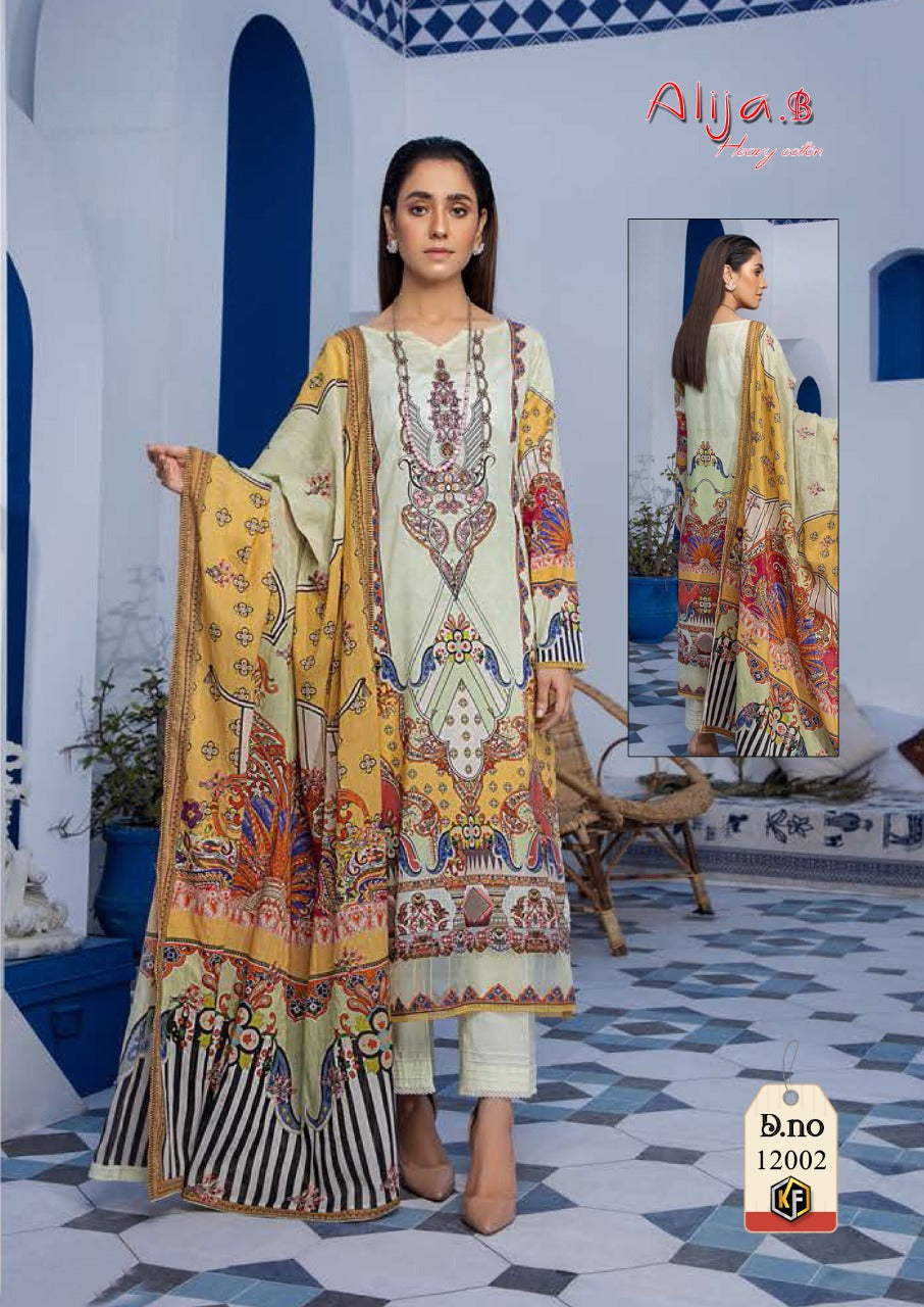 Keval Fab Alija B Vot 12 Cotton Print Daliy Wear Salwar Suit