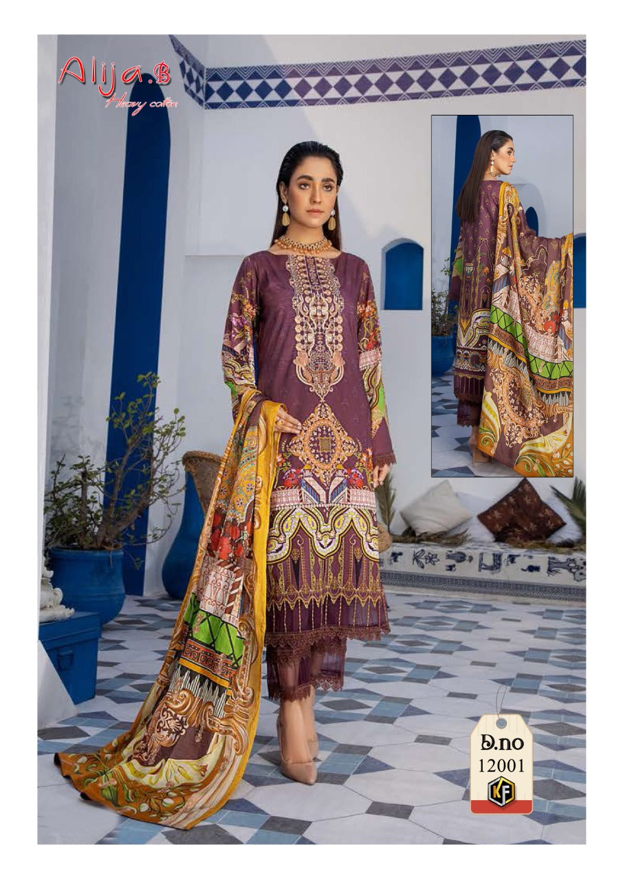 Keval Fab Alija B Vot 12 Cotton Print Daliy Wear Salwar Suit