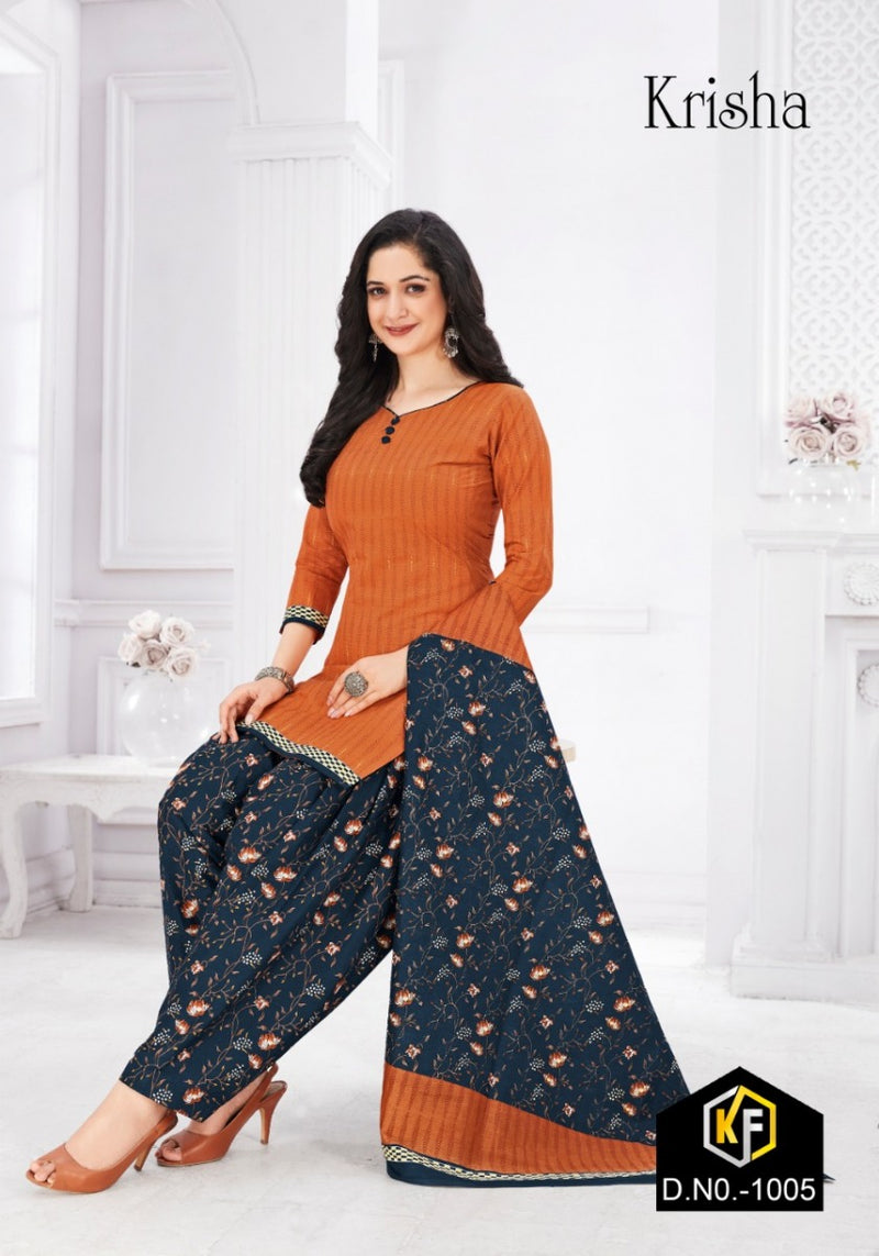 Keval Fab Krisha Patiyala Vol 1 Cotton Printed Festive Wear Patiyala Style Salwar Suits