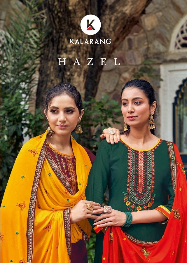 Kalarang Fashion Hazel Parampara Silk Stylish Designer Wear Salwar Kameez