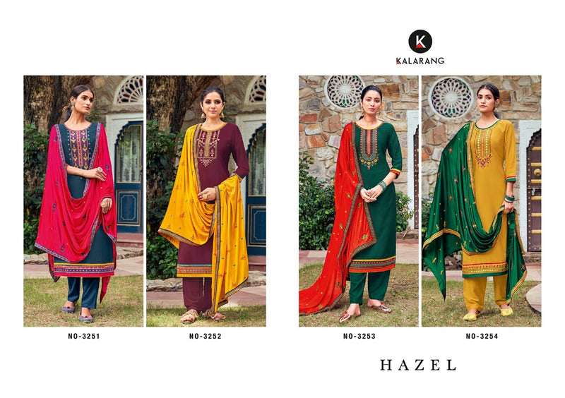 Kalarang Fashion Hazel Parampara Silk Stylish Designer Wear Salwar Kameez