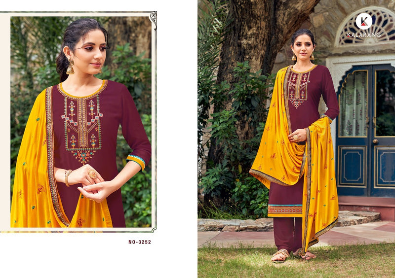 Kalarang Fashion Hazel Parampara Silk Stylish Designer Wear Salwar Kameez