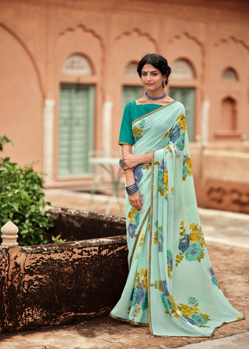 Kashvi Creation Naina Georgette Saree Collection