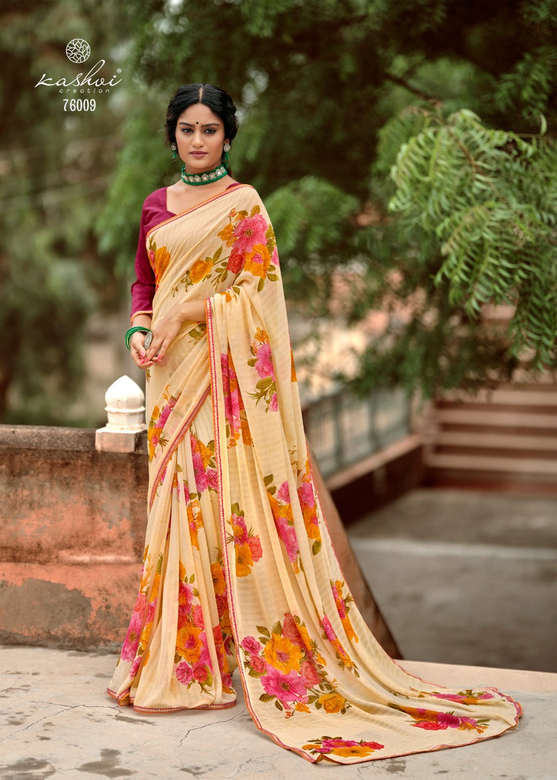 Kashvi Creation Naina Georgette Saree Collection