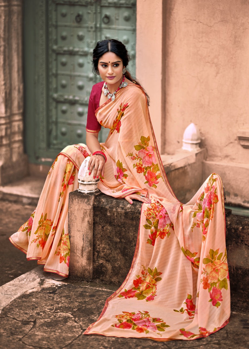 Kashvi Creation Naina Georgette Saree Collection